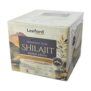 Leeford Himalayan Pure Shilajit Resin with Swarna Bhasma